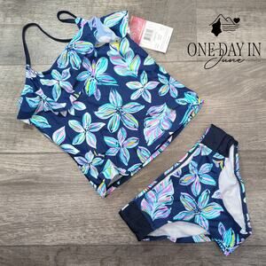 Kanu Surf Charlotte Tankini Swimsuit Size 12